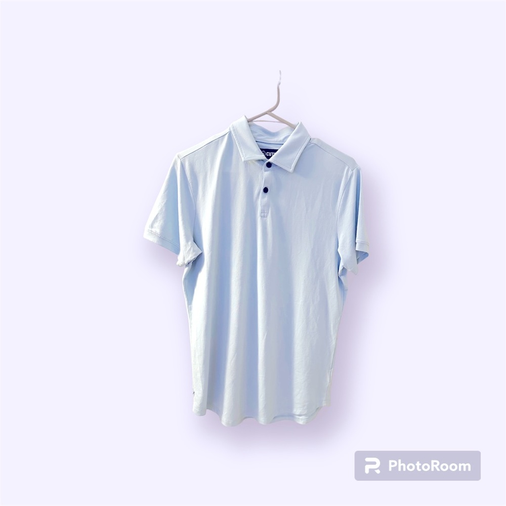 CUTs COZ polo in sky blue